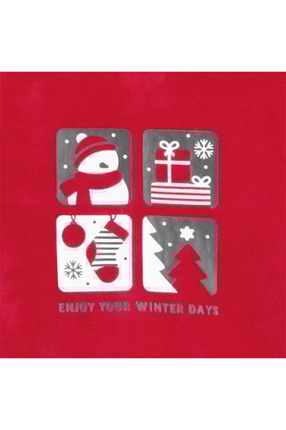 Pigiamino effetto trompe-l’œil - Rosso - Obaïbi