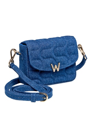 Borsa a tracolla in denim Mimi Swirl - Navy