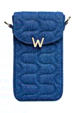 Custodia per telefono in denim Mimi Swirl - Navy