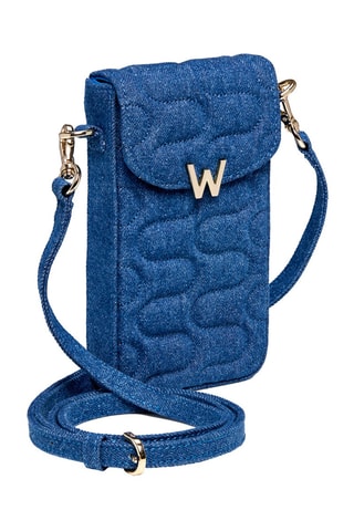 Custodia per telefono in denim Mimi Swirl - Navy