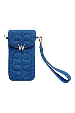 Custodia per telefono in denim Mimi Swirl - Navy