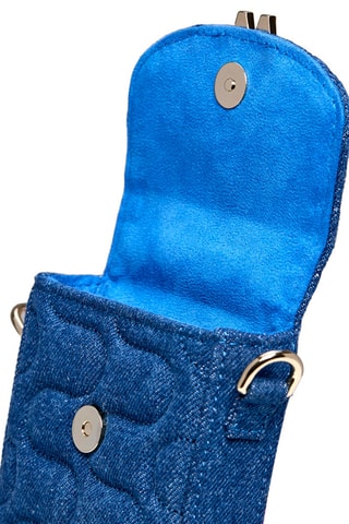 Custodia per telefono in denim Mimi Swirl - Navy