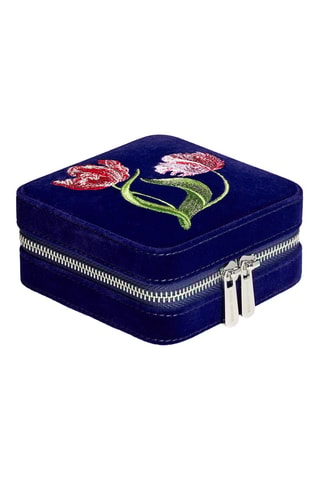 Portagioie in velluto Royal - Blu scuro