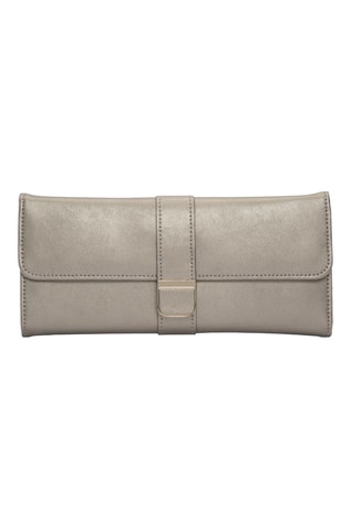 Pochette portagioie in pelle Palermo - Grigio chiaro