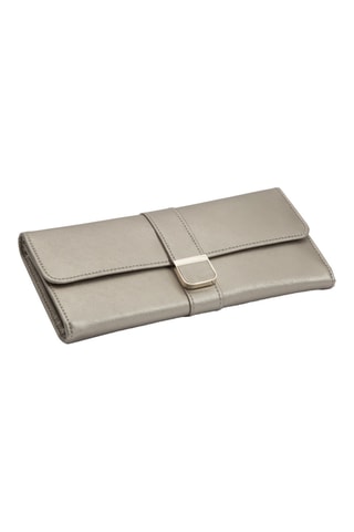 Pochette portagioie in pelle Palermo - Grigio chiaro