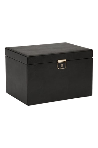 Portagioie in pelle Palermo - Antracite 