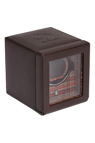 Scatola carica orologi semplice in pelle Winder - Marrone