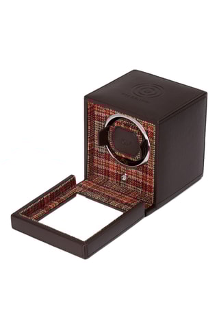 Scatola carica orologi semplice in pelle Winder - Marrone