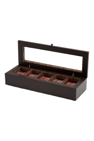 Cofanetto per orologi in pelle WM - Marrone