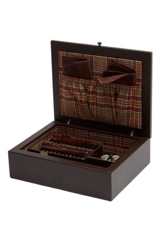 Cofanetto di cura per calzature in pelle WM - Marrone 