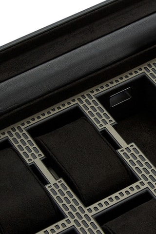 Cofanetto per orologi in pelle vegan Axis - Nero