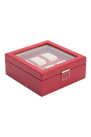 Cofanetti per orologi in pelle Palermo - Rosso