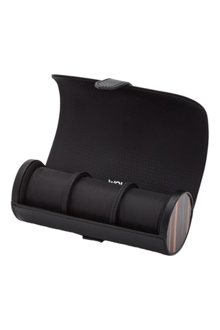 Cofanetto per orologi in pelle vegan Roadster - Nero