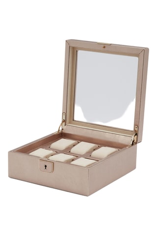 Cofanetto per orologi in pelle Palermo - Dorato rosa