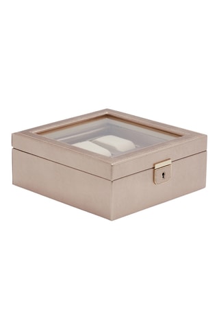 Cofanetto per orologi in pelle Palermo - Dorato rosa