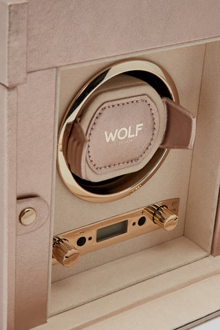 Scatola carica orologi semplice in pelle Palermo - Dorato rosa