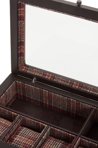 Cofanetto per orologi in pelle vegan WM - Marrone