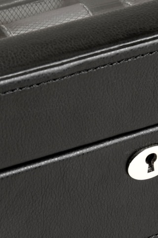 Cofanetto per 15 orologi in pelle Windsor - Nero
