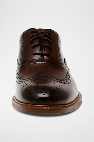 Leren Brogues - Bruin