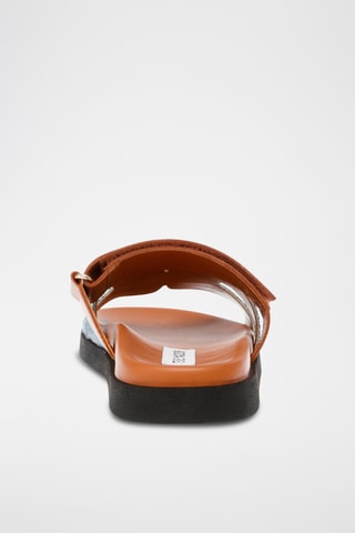 Denim Sandalen - Camel