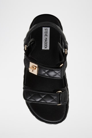 Schapenleren Sandalen - Zwart