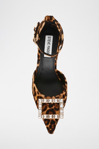 Nubuck Sandalen met Hak - Bruin