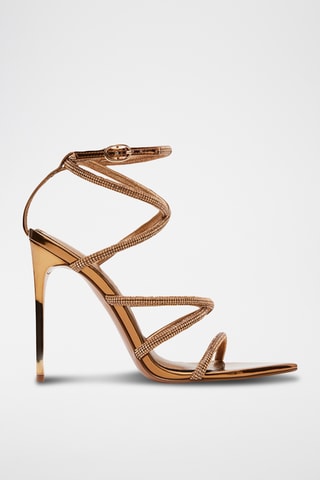 Sandalen met Hak - Goudkleurig