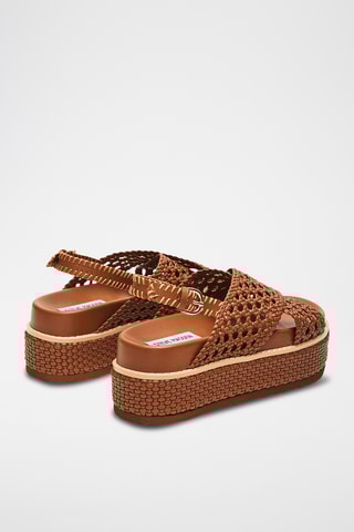 Platform Sandalen - Camel