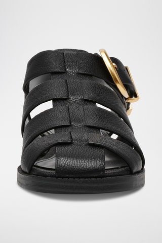 Leren Sandalen - Zwart