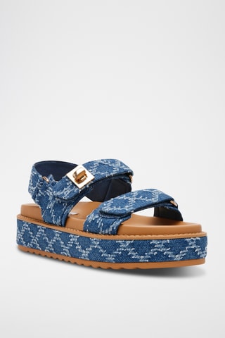 Platform Sandalen - Marineblauw