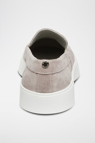 Nubuck Mocassins - Lichtgrijs