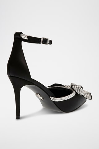 Satijnen Pumps - Zwart