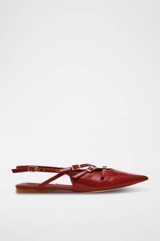 Gelakte Ballerina’s - Rood