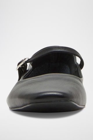 Leren Mary Janes - Zwart