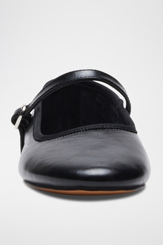 Leren Mary Janes - Zwart