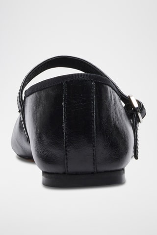 Leren Mary Janes - Zwart