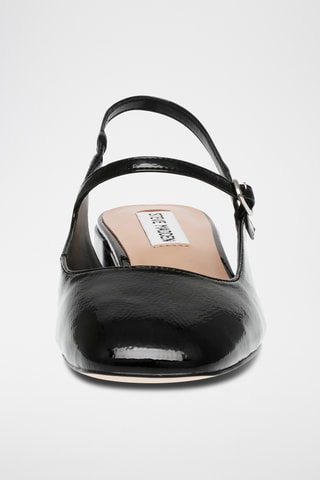 Gelakte Mary Janes met Hak - Zwart