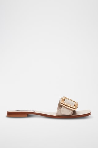 Leren Muiltjes - Beige