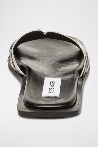 Nubuck Muiltjes - Zwart en wit