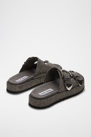 Platform Muiltjes - Zilverkleurig