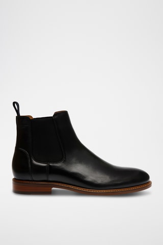Leren Chelsea Boots - Zwart