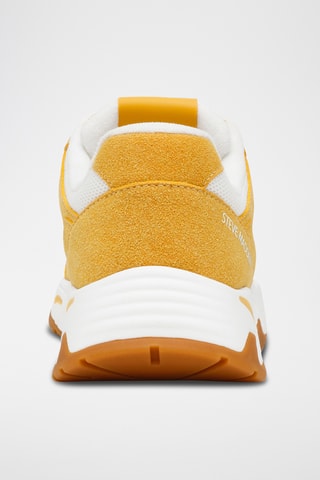 Nubuck Platform Sneakers - Mosterdgeel