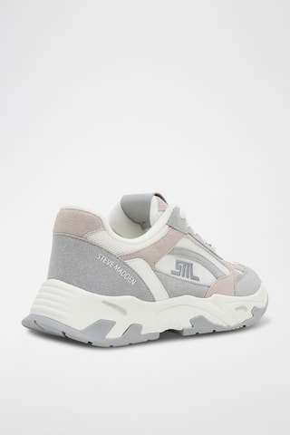 Nubuck Platform Sneakers - Wit