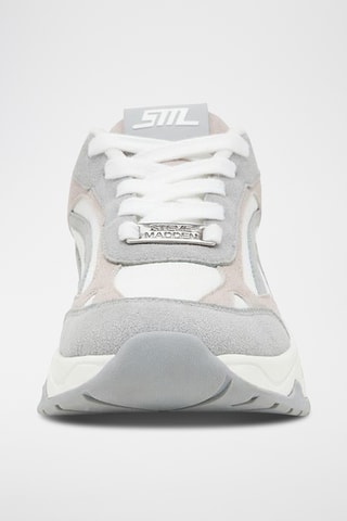 Nubuck Platform Sneakers - Wit