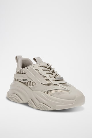 Platform Sneakers - Beige