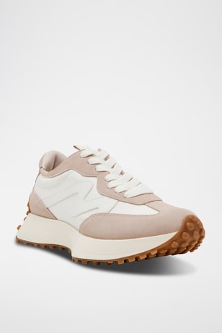 Leren Sneakers - Beige
