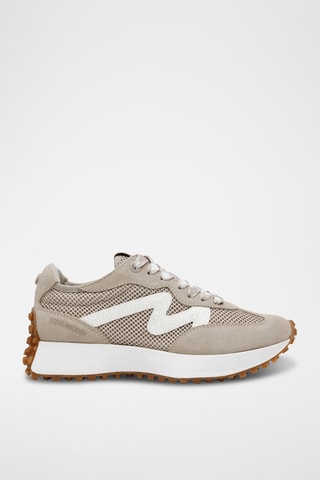 Nubuck Sneakers - Taupe