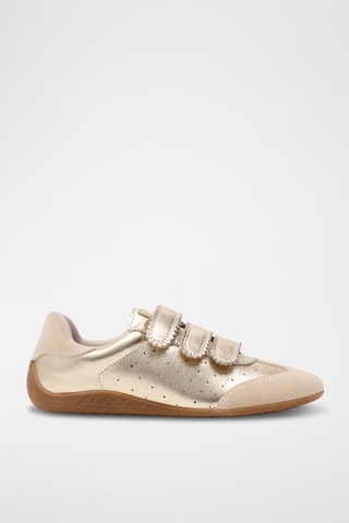 Leren Sneakers - Goudkleurig