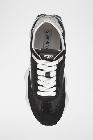 Nubuck Platform Sneakers - Zwart