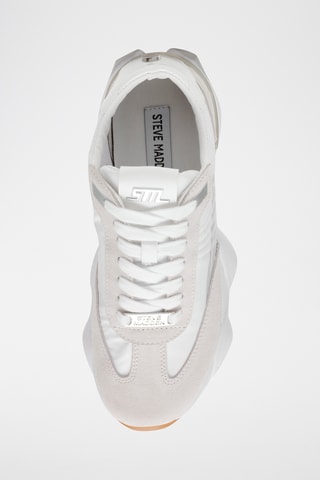 Nubuck Platform Sneakers - Wit